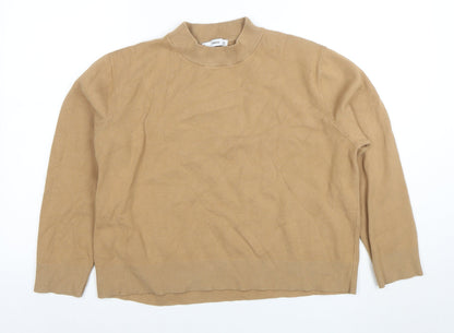 Womens UK Size L MNG Beige Pullover Jumper