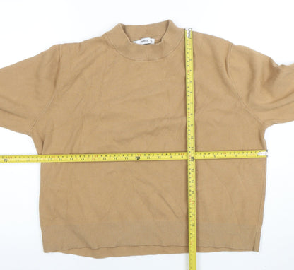 Womens UK Size L MNG Beige Pullover Jumper