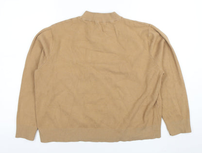 Womens UK Size L MNG Beige Pullover Jumper