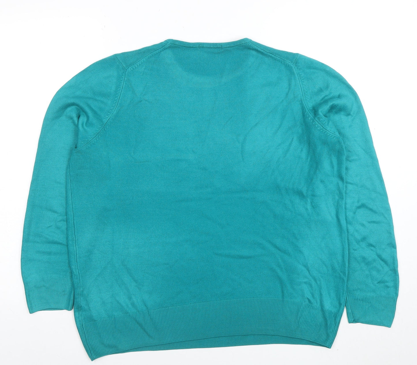 Womens UK Size 18 Marks and Spencer Green Pullover Jumper