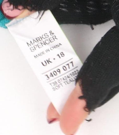 Womens UK Size 18 Marks and Spencer Green Pullover Jumper