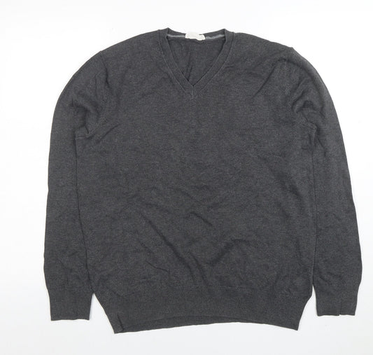 Mens UK Size M Gap Grey Pullover Jumper