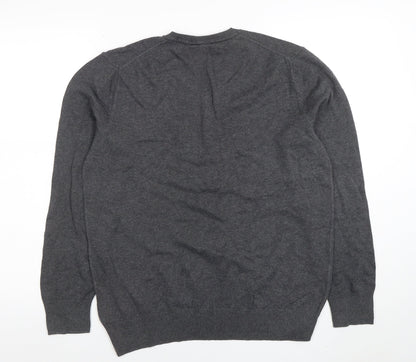 Mens UK Size M Gap Grey Pullover Jumper