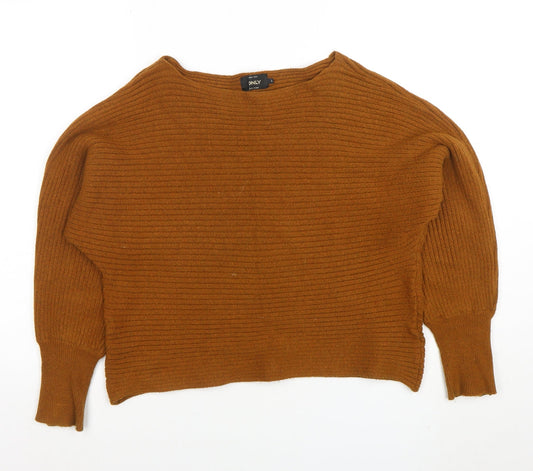 Womens UK Size L Only Brown Pullover Jumper