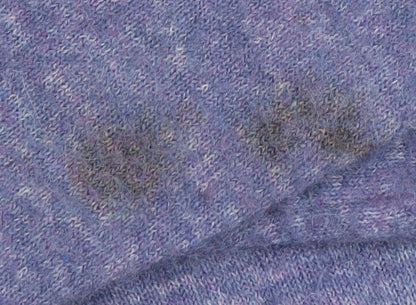 Nutmeg Womens Purple Crew Neck Knit Pullover Jumper Size 20