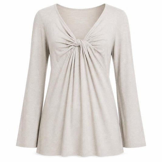 Womens UK Size 12 Fenn Wright Manson Beige Pullover Jumper