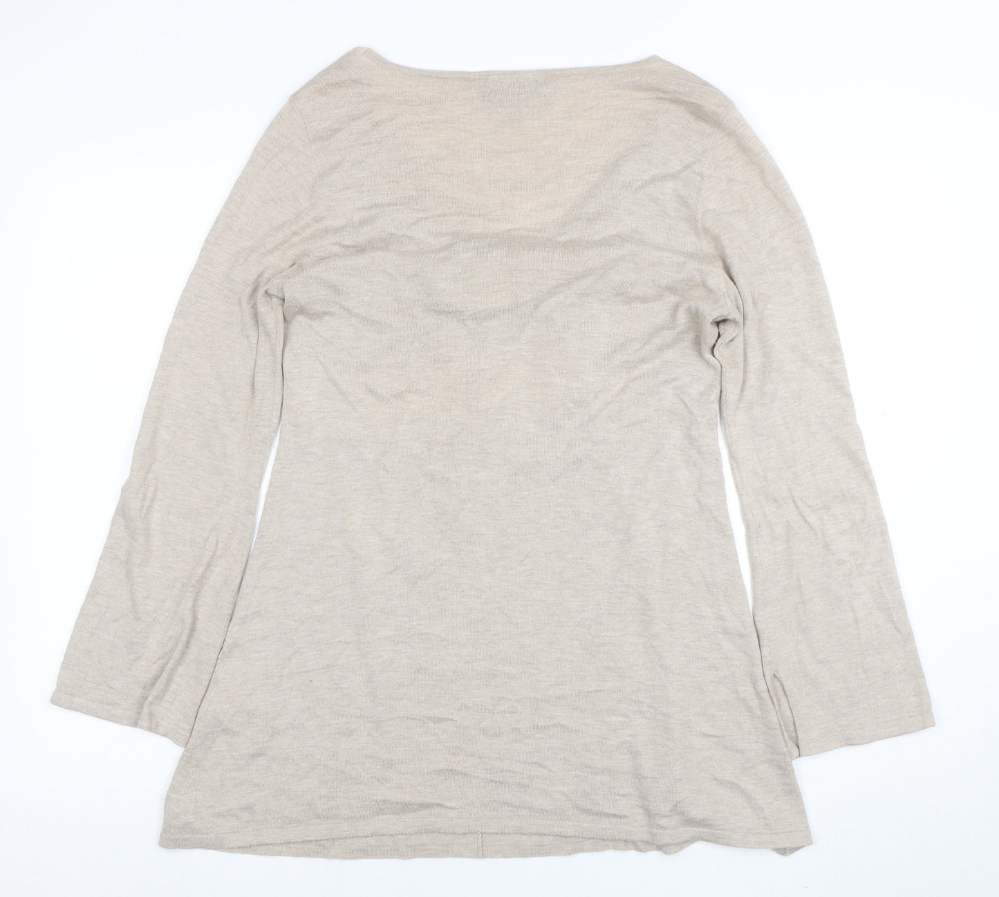 Womens UK Size 12 Fenn Wright Manson Beige Pullover Jumper