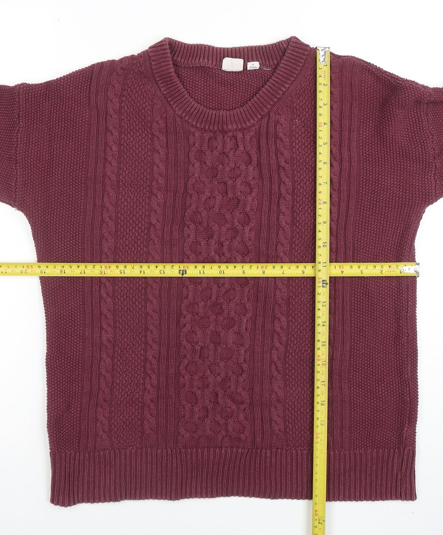 Womens UK Size M Gap Red Pullover Jumper