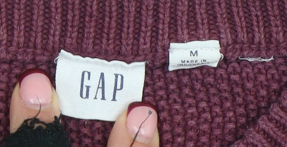 Womens UK Size M Gap Red Pullover Jumper