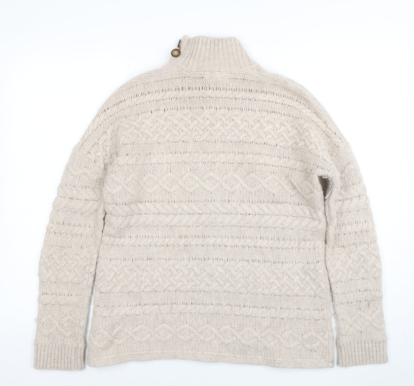 Womens UK Size L Cambridge Dry Goods Beige Pullover Jumper