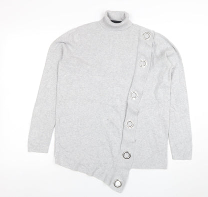 Womens UK Size 12 Wallis Grey Pullover Jumper