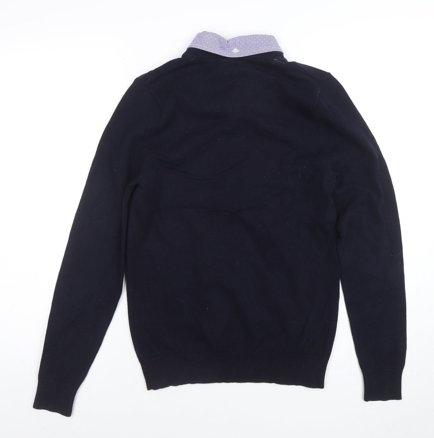 Mens UK Size XS NEXT Blue Pullover Jumper