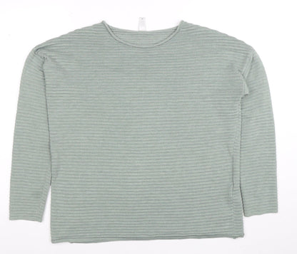 Womens UK Size M Soyaconcept Green Basic Blouse