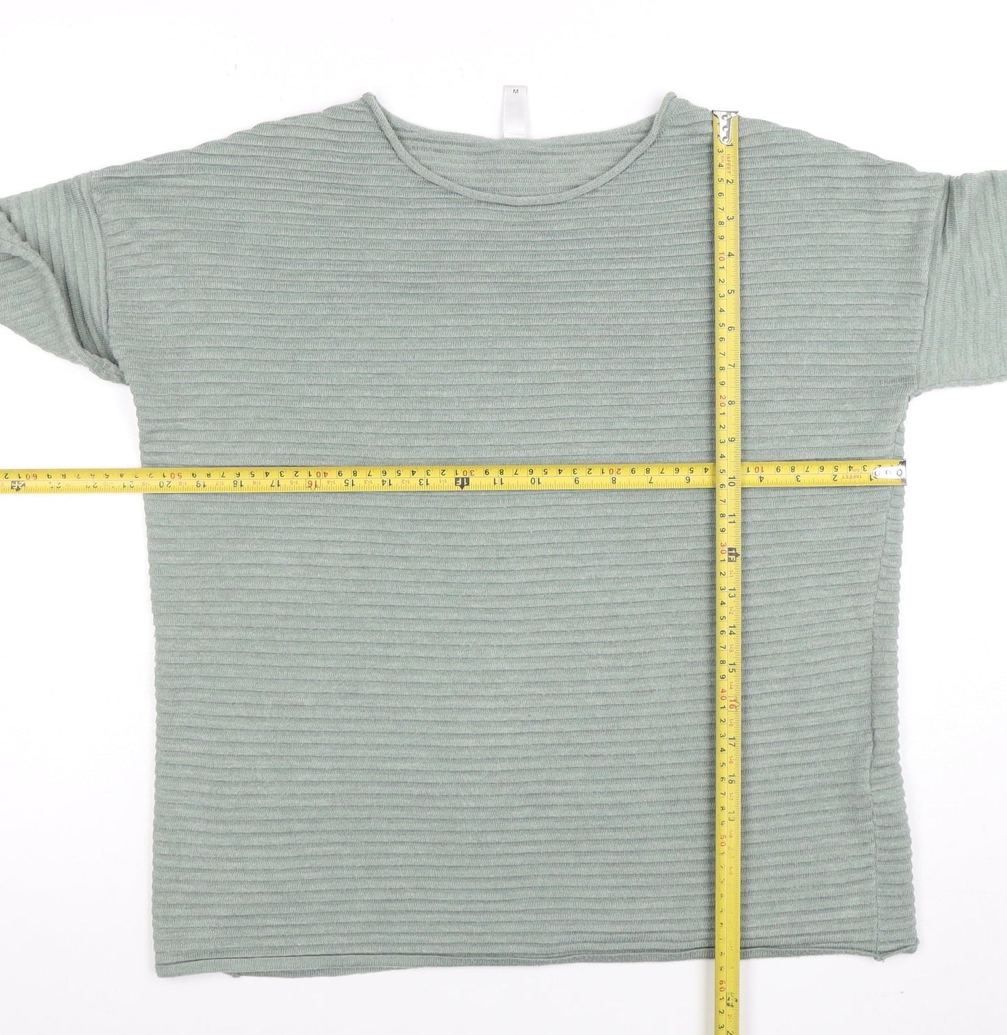 Womens UK Size M Soyaconcept Green Basic Blouse
