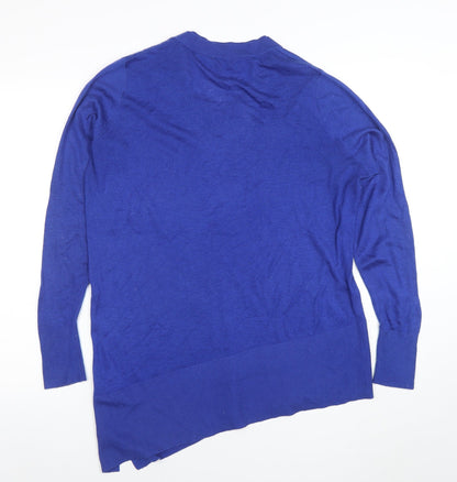 Womens UK Size S Lands’ End Blue Pullover Jumper