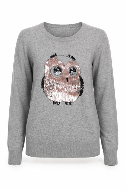 Womens UK Size S French Connection Grey Pullover Jumper