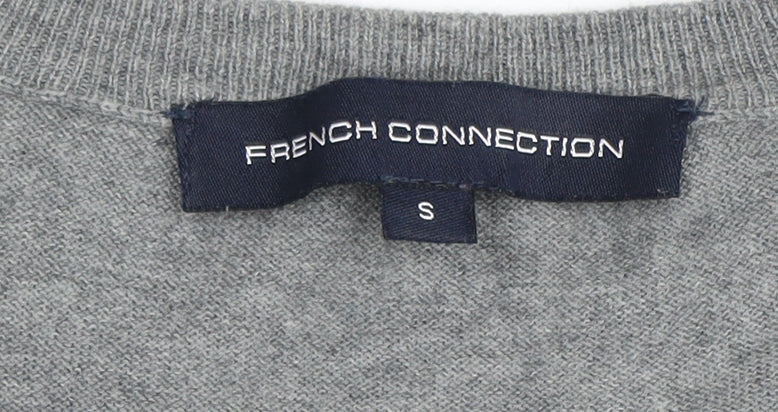 Womens UK Size S French Connection Grey Pullover Jumper