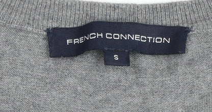 Womens UK Size S French Connection Grey Pullover Jumper
