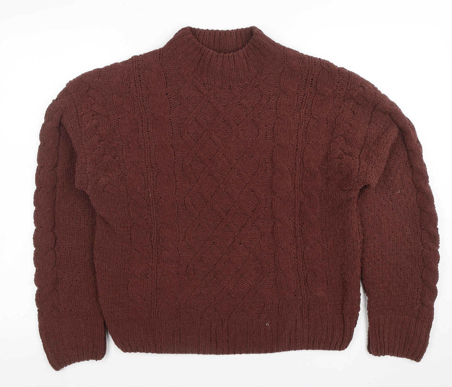 Womens UK Size S Primark Brown Pullover Jumper