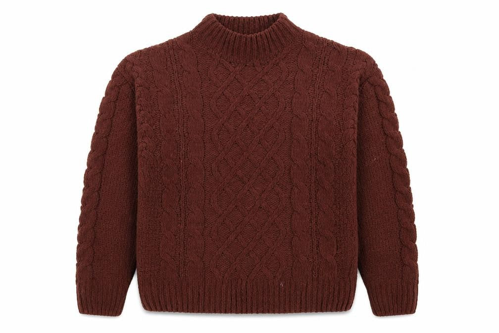 Womens UK Size S Primark Brown Pullover Jumper