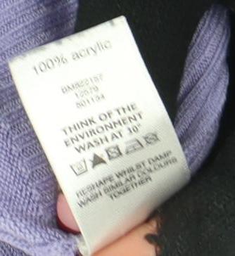 Womens UK Size 12 F&F Purple Pullover Jumper