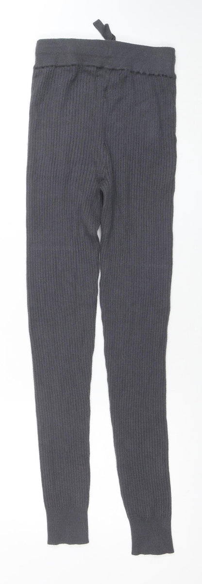 Womens UK Size 6 F&F Regular Fit Jogger Grey Trousers