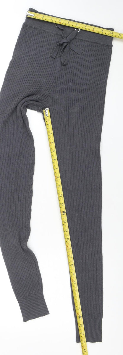 Womens UK Size 6 F&F Regular Fit Jogger Grey Trousers