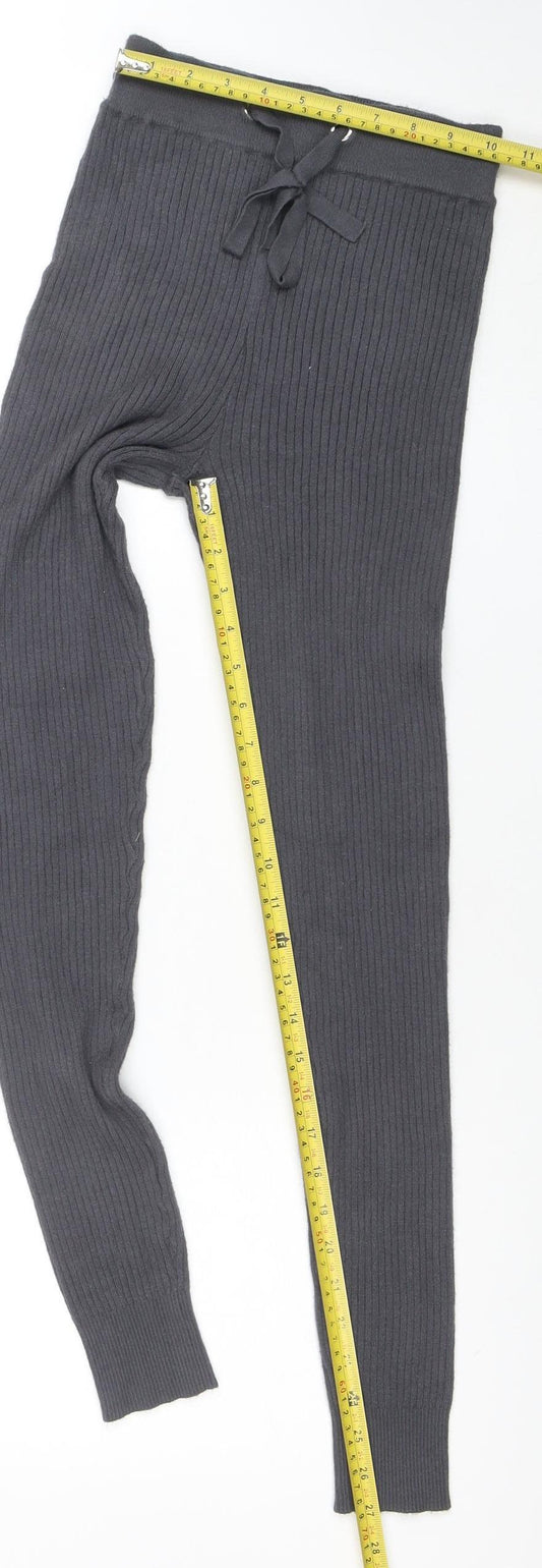 Womens UK Size 6 F&F Regular Fit Jogger Grey Trousers