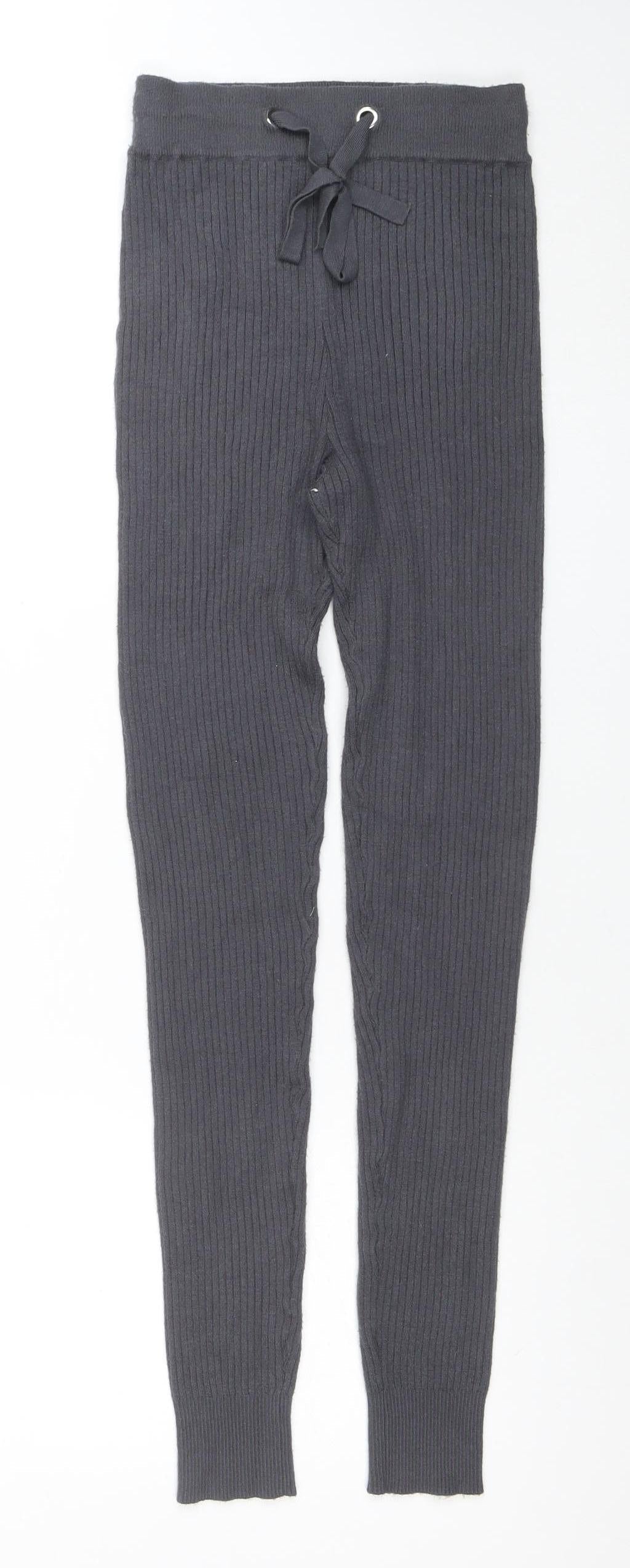 Womens UK Size 6 F&F Regular Fit Jogger Grey Trousers