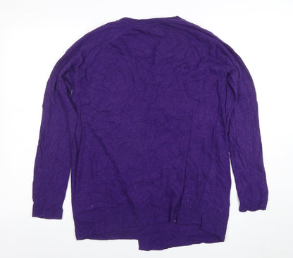 Womens UK Size 12 Marks and Spencer Purple Pullover Jumper