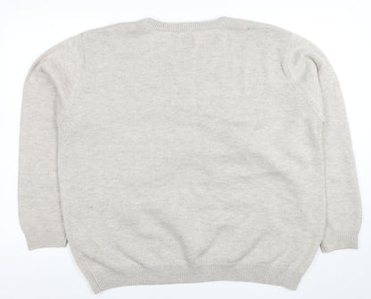 Womens UK Size XL Atmosphere Beige Pullover Jumper