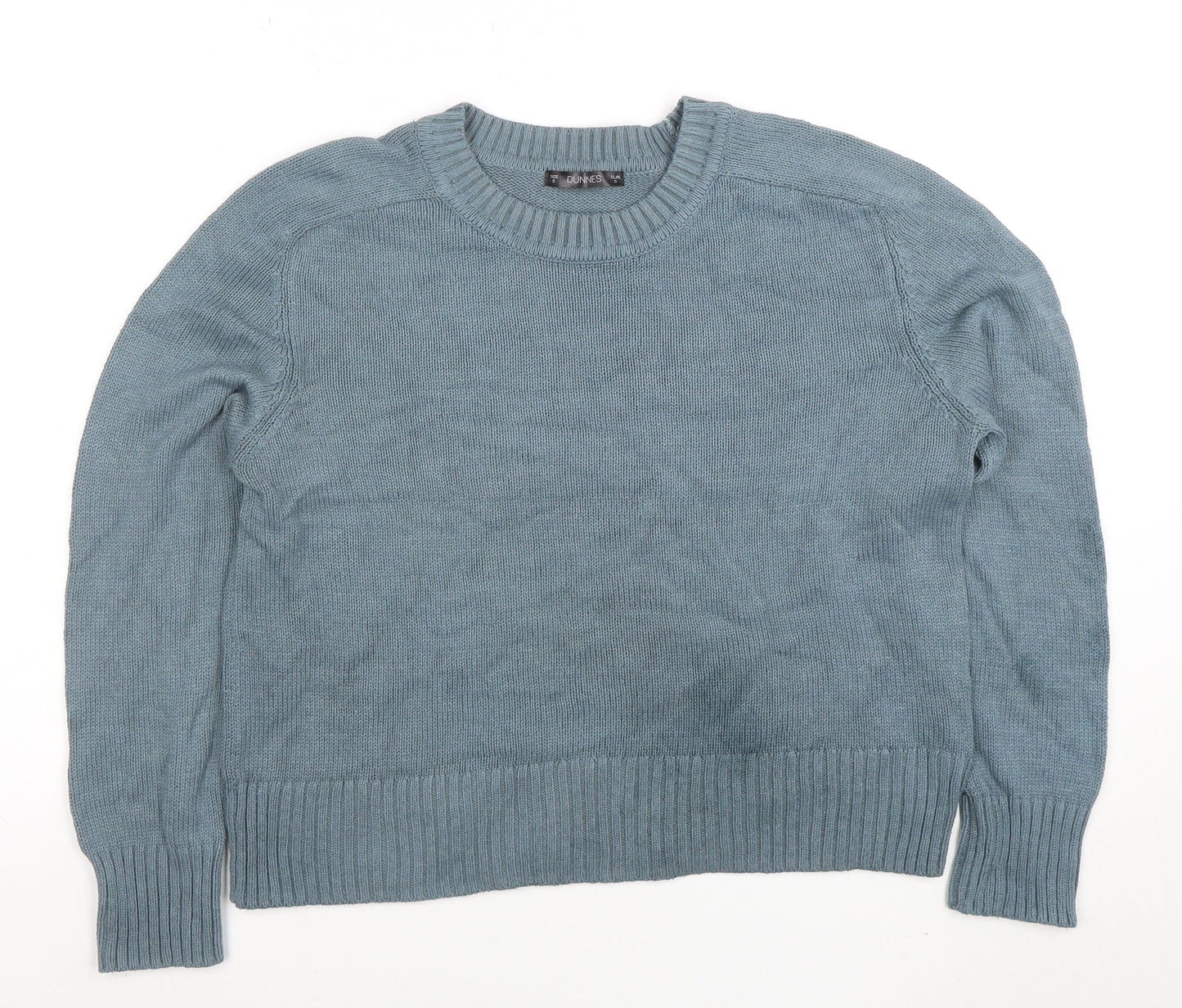 Womens UK Size S DUNNES Blue Pullover Jumper