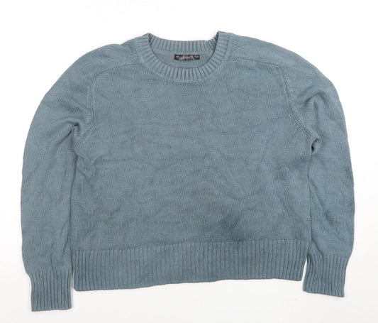 Womens UK Size S DUNNES Blue Pullover Jumper