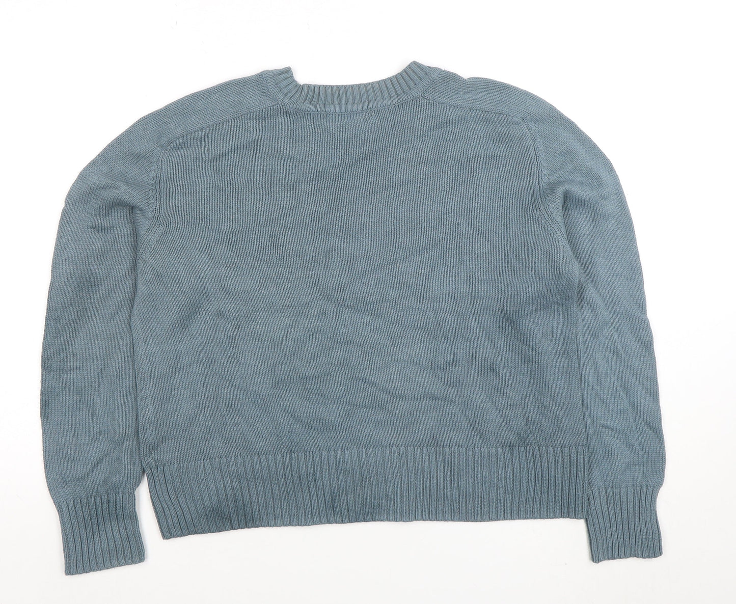 Womens UK Size S DUNNES Blue Pullover Jumper