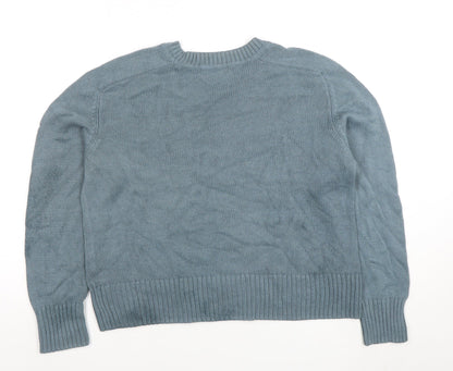 Womens UK Size S DUNNES Blue Pullover Jumper