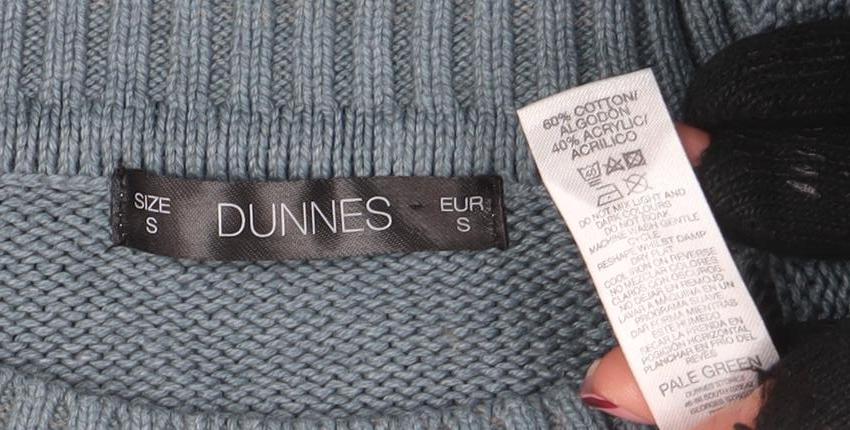 Womens UK Size S DUNNES Blue Pullover Jumper