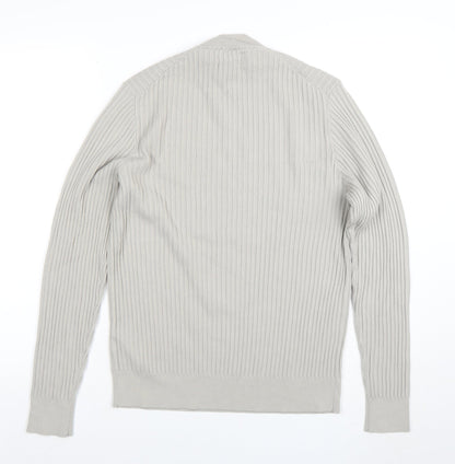 Mens UK Size M Marks and Spencer Beige Pullover Jumper