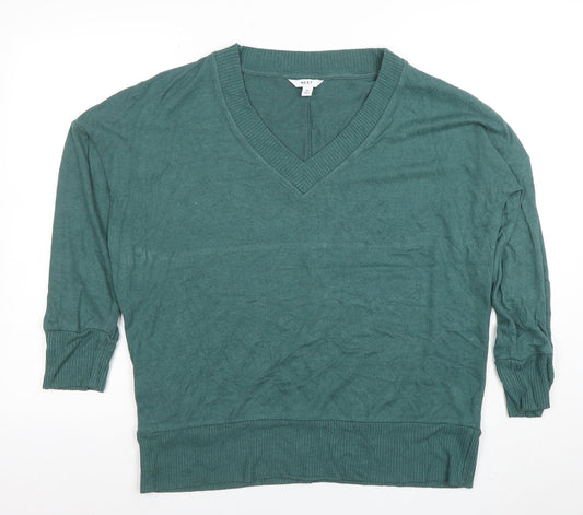 Womens UK Size M NEXT Green Pullover Jumper