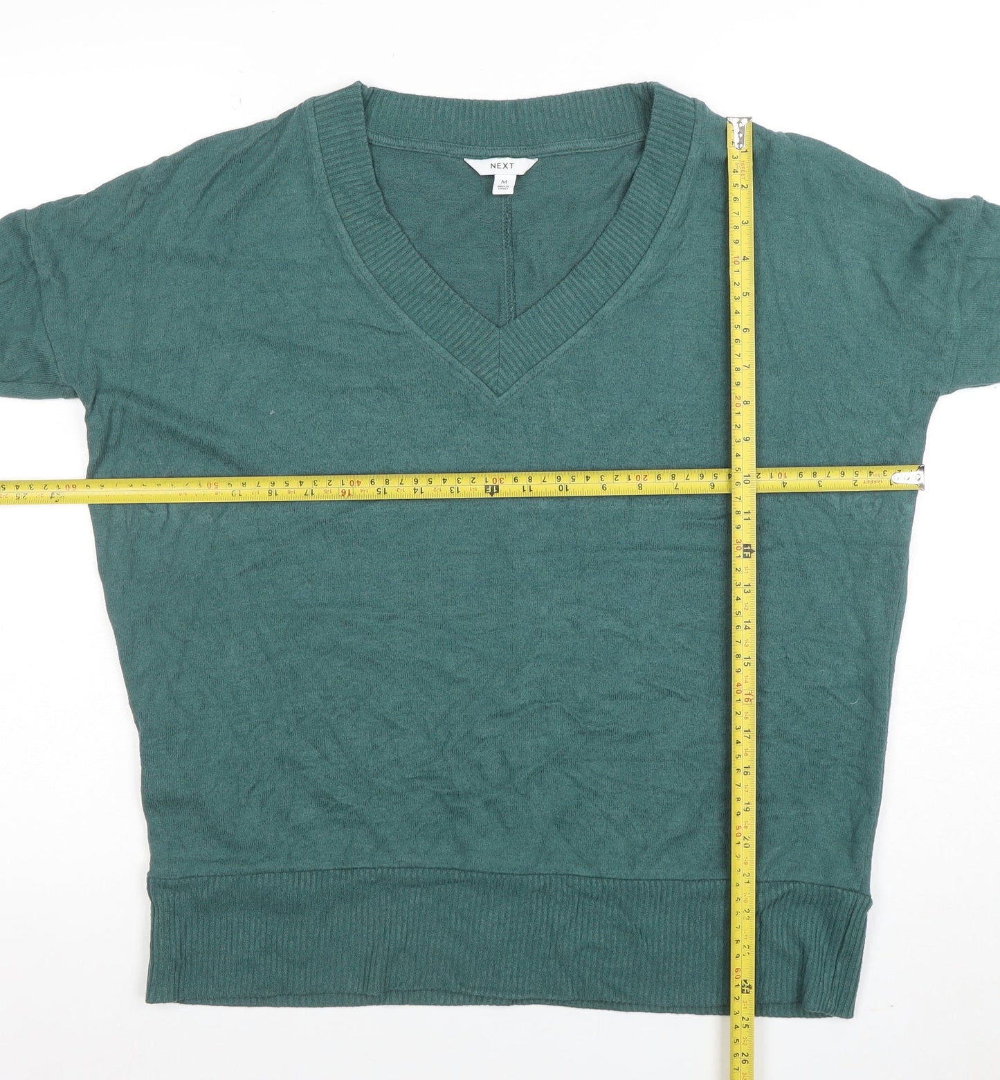 Womens UK Size M NEXT Green Pullover Jumper