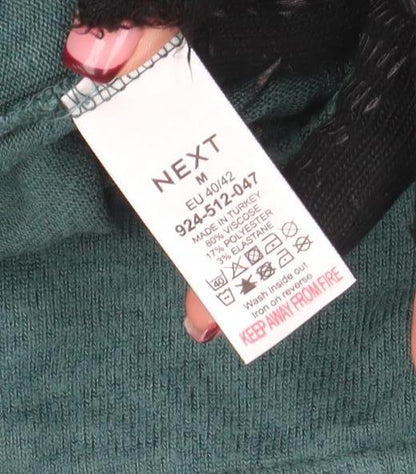 Womens UK Size M NEXT Green Pullover Jumper