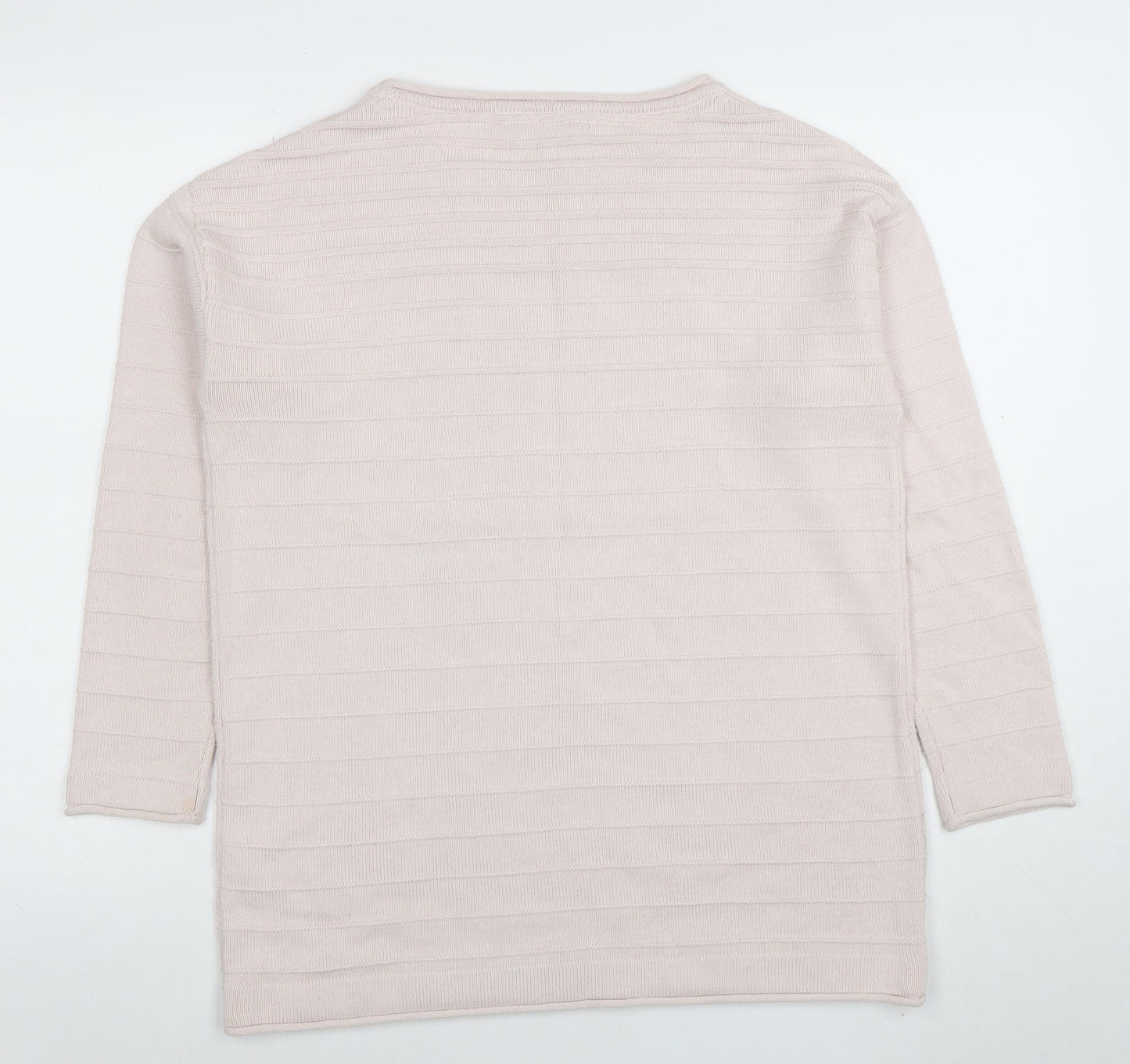 Womens UK Size 14 Crew Clothing Company Beige Pullover Jumper