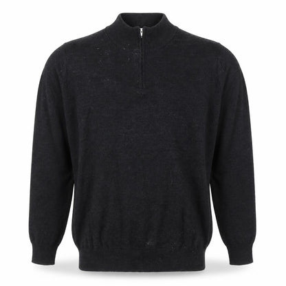 Mens UK Size L Marks and Spencer Black Full Zip Jumper