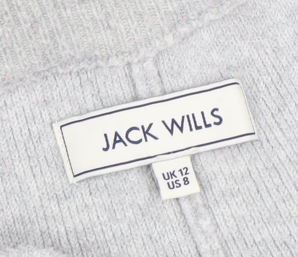 Womens UK Size 12 Jack Wills Regular Fit Jogger Grey Trousers