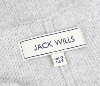 Womens UK Size 12 Jack Wills Regular Fit Jogger Grey Trousers