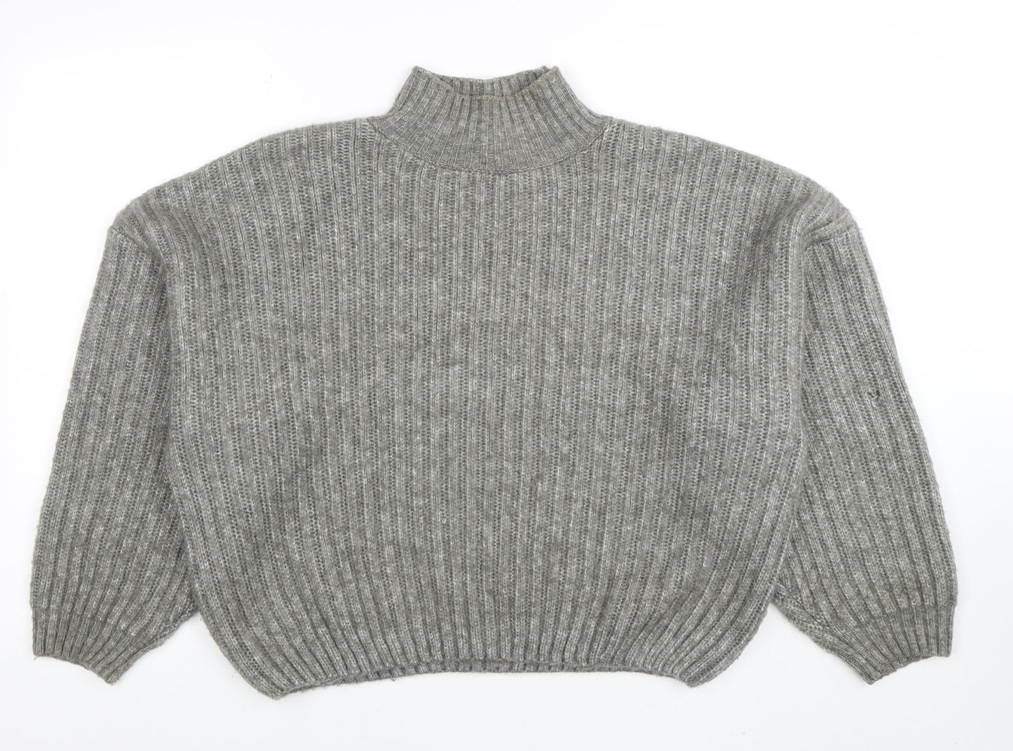 Womens UK Size S F&F Grey Pullover Jumper