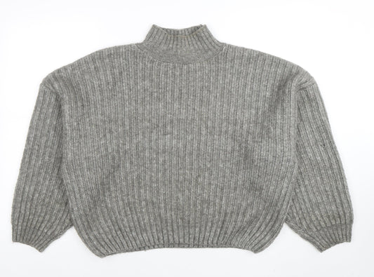 Womens UK Size S F&F Grey Pullover Jumper