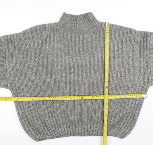 Womens UK Size S F&F Grey Pullover Jumper
