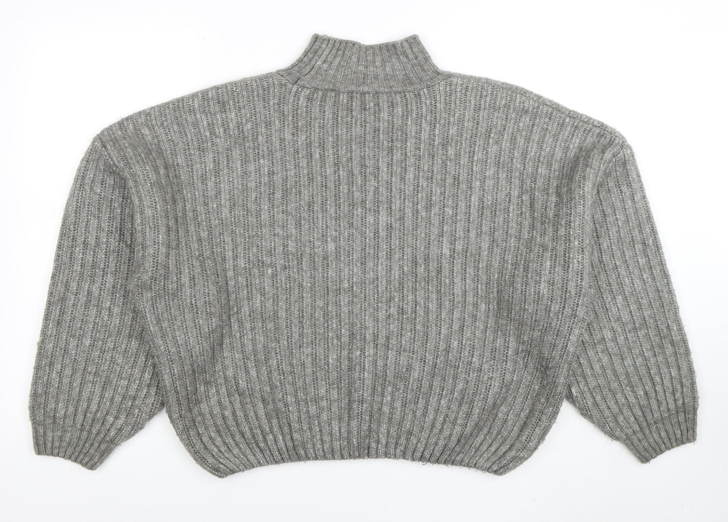 Womens UK Size S F&F Grey Pullover Jumper