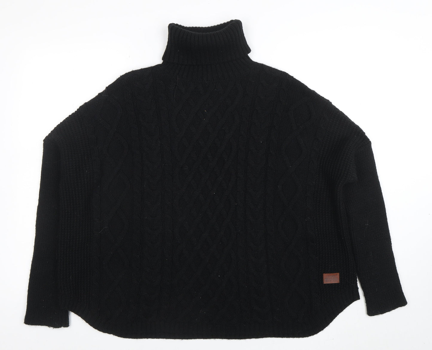 Womens UK Size M Superdry Black Pullover Jumper