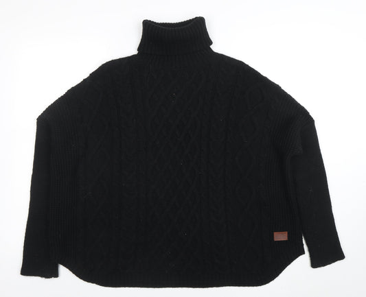 Womens UK Size M Superdry Black Pullover Jumper